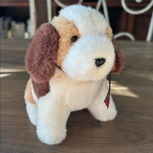 Gund Plush Toy with Brown and White Fur poochie 5342